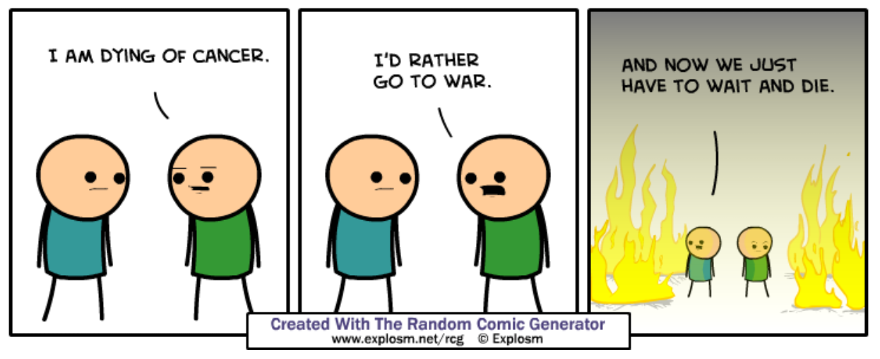 Exhibit 84: Random Comic Generator – Cyanide & Happiness | HappiMess Media